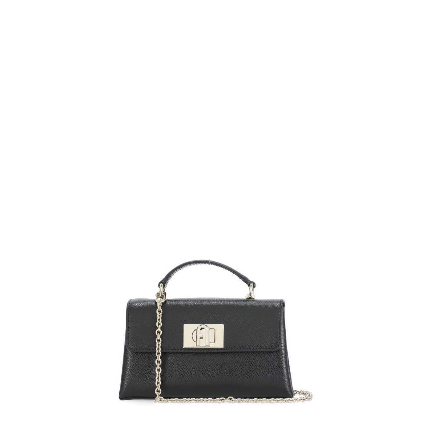 Furla Black Black 1927 Mini Bag Black